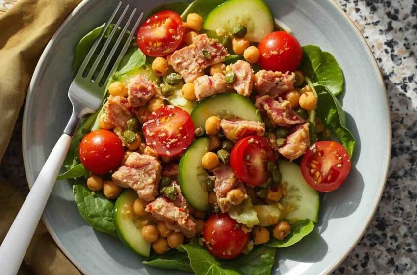 Chickpea Tuna Salad