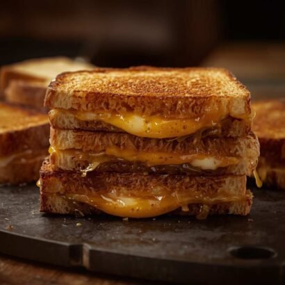 High-Protein Air Fryer Grilled Cheese
