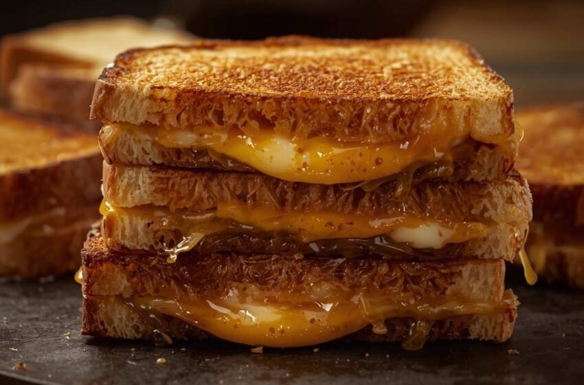 High-Protein Air Fryer Grilled Cheese