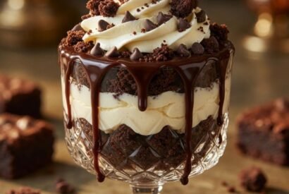 Thumbnail for Loaded Brownie Cheesecake Cups
