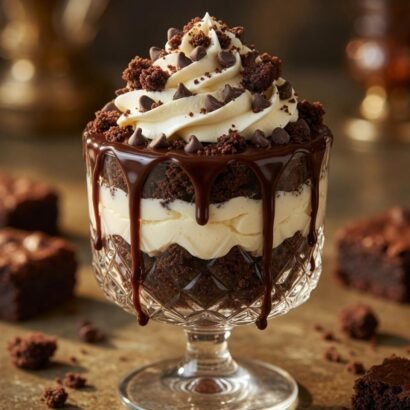 Loaded Brownie Cheesecake Cups