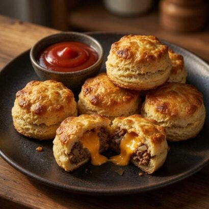 Cheesy Burger Bombs