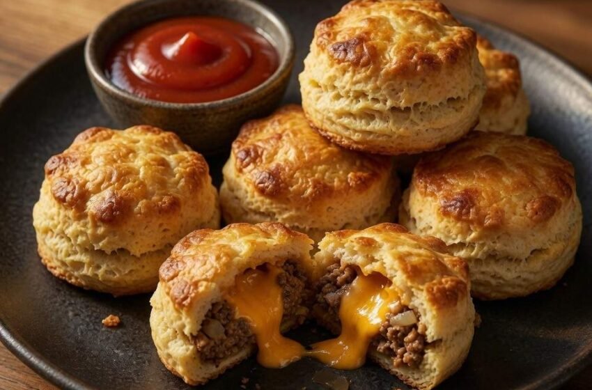 Cheesy Burger Bombs