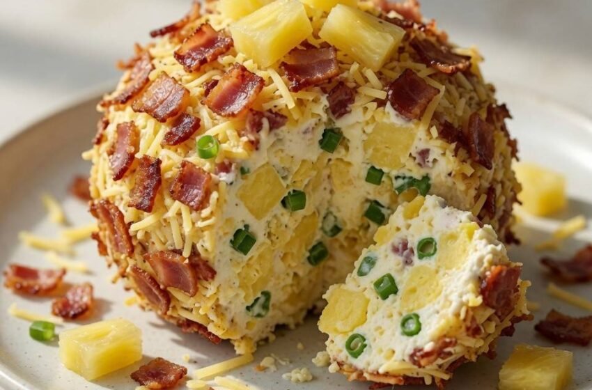 Heavenly Pineapple Cheese Ball