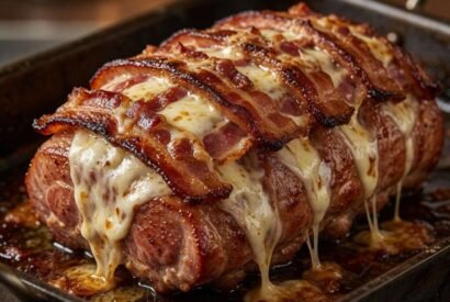 Thumbnail for Bacon and Cheese Stuffed Pork Loin