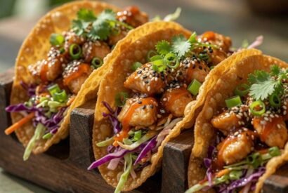 Thumbnail for Keto Chicken Taco Wontons