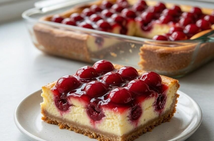 Cherry Cheesecake Bars