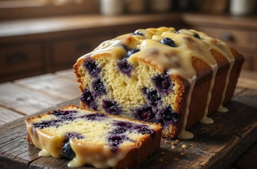 Vegan Lemon Blueberry Loaf