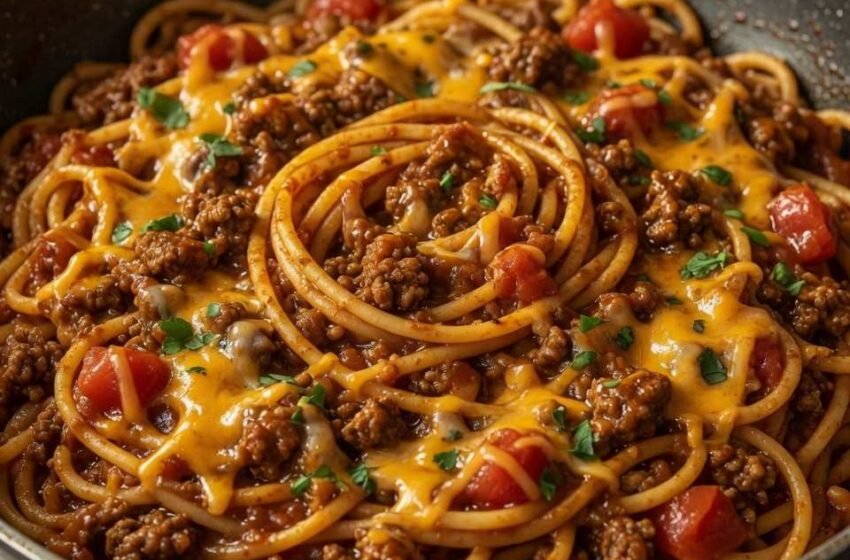 Tex-Mex Taco Spaghetti