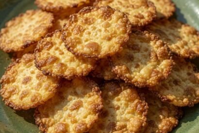 Thumbnail for Air Fryer Crispy Cottage Cheese Chips