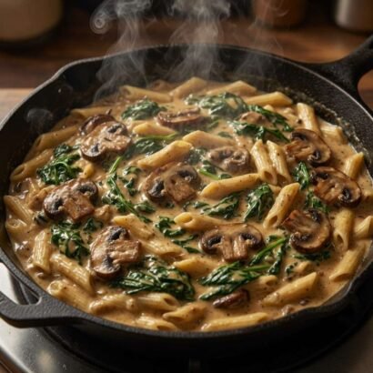 Vegan Mushroom Stroganoff
