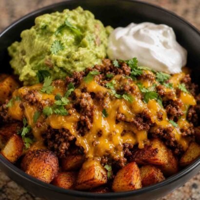 Loaded Taco Potato Bowl
