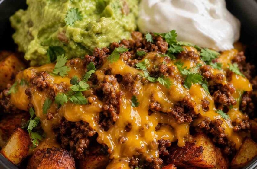 Loaded Taco Potato Bowl
