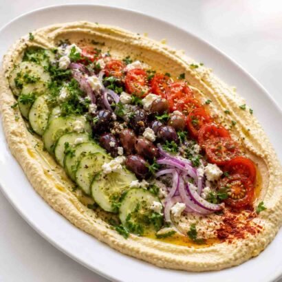 Loaded Mediterranean Hummus Platter