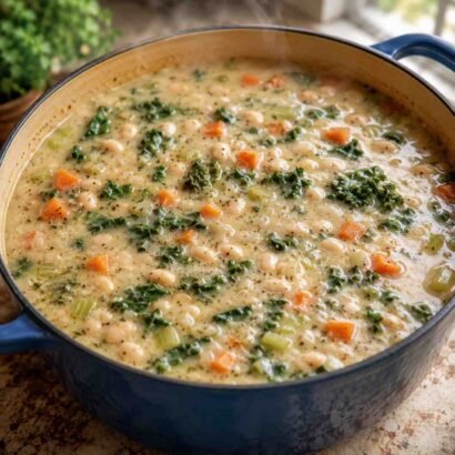 Creamy Vegan White Bean Soup