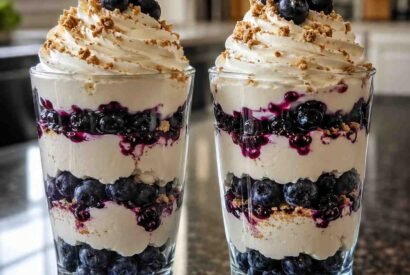 Thumbnail for Blueberry Cheesecake Parfaits