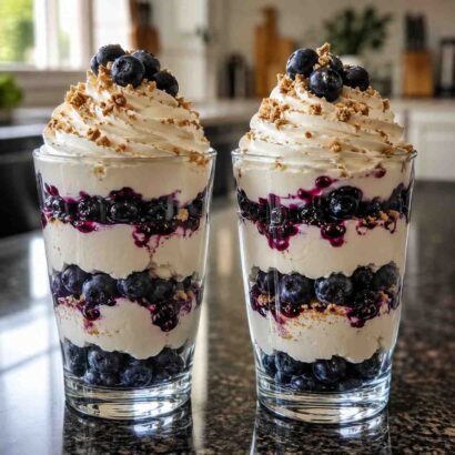 Blueberry Cheesecake Parfaits