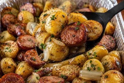 Thumbnail for Sausage and Potatoes Sheet Pan Dinner