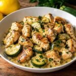 Protein-Packed Chicken and Zucchini with Lemon Garlic Sauce