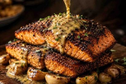 Thumbnail for Bold & Blackened Salmon with Creamy Dijon Bliss