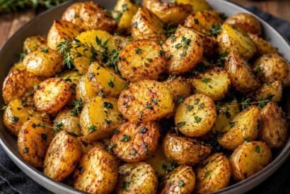Thumbnail for Air Fryer Garlic and Parsley Baby Potatoes