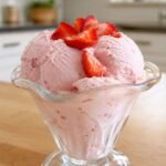 4-Ingredient High-Protein Strawberry Ice Cream