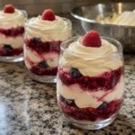 High-Protein Diabetic-Friendly Berry Cheesecake Parfaits