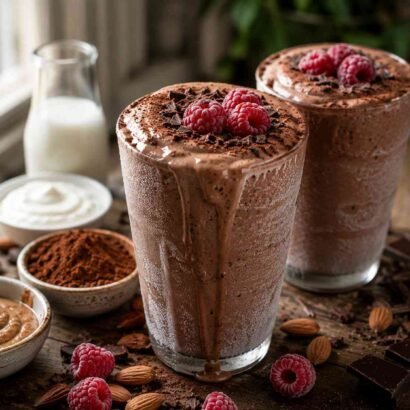 High-Protein Sugar-Free Chocolate Frosty Diabetic-Friendly
