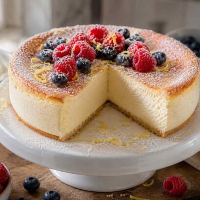 High-Protein Diabetic-Friendly Cloud Cheesecake