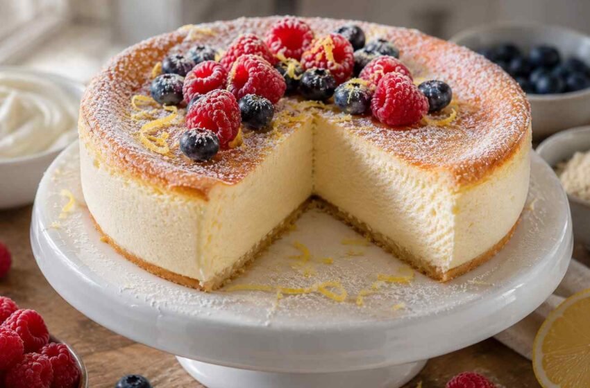 High-Protein Diabetic-Friendly Cloud Cheesecake
