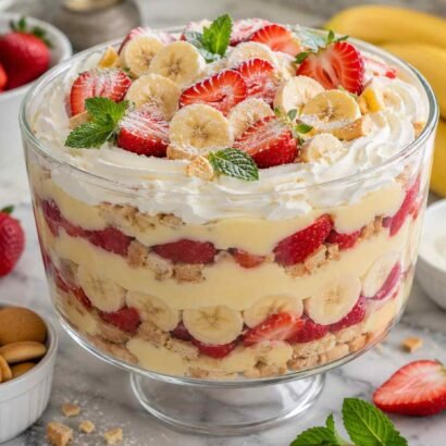 Diabetic-Friendly Strawberry Banana Protein Pudding