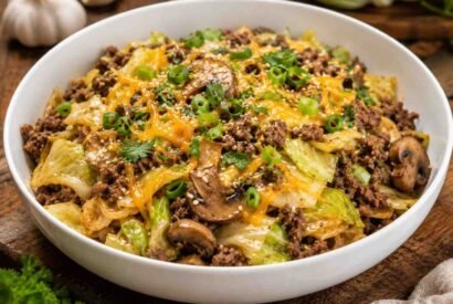 Thumbnail for Diabetic-Friendly Cabbage and Ground Beef Skillet