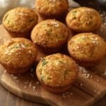 Crispy Parmesan Zucchini Potato Muffins