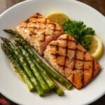Grilled Salmon with Asparagus