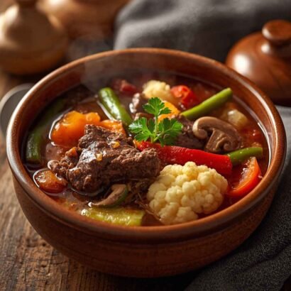 Hearty Beef & Vegetable Soup