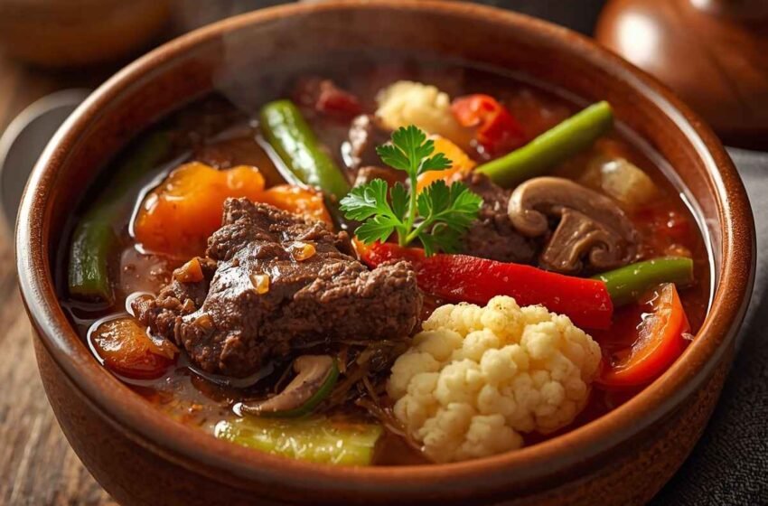 Hearty Beef & Vegetable Soup