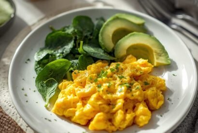 Thumbnail for Scrambled Eggs with Spinach & Avocado