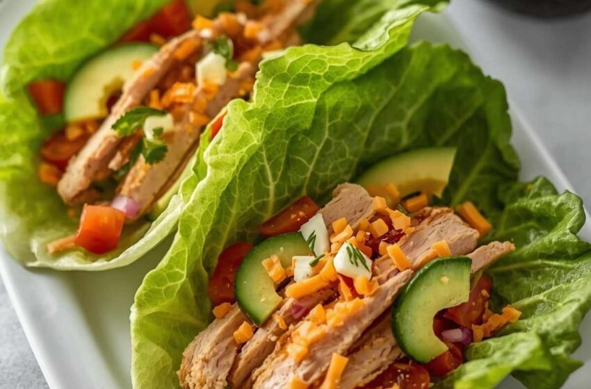 Turkey & Avocado Lettuce Wraps