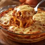 Creamy Baked Stellini Pasta with Meat and Mozzarella