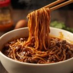 Mongolian Ground Beef Noodles