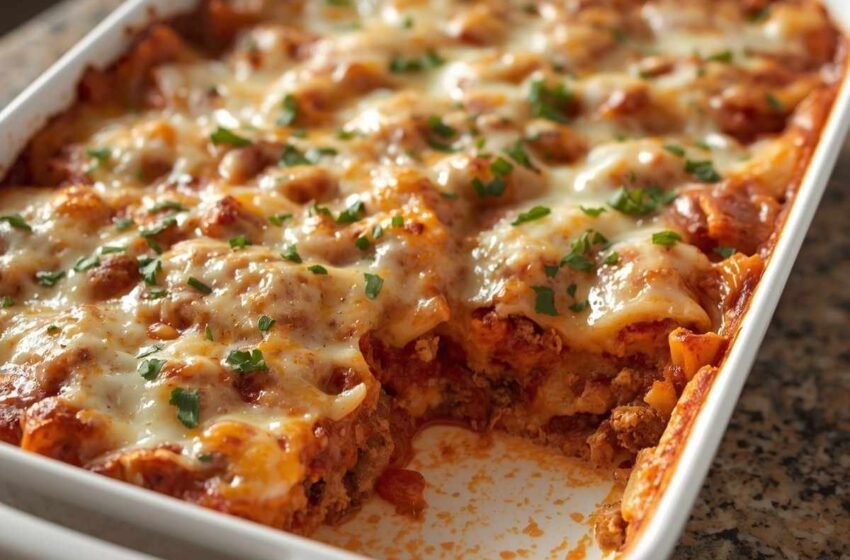 Creamy Ground Beef Potato Casserole