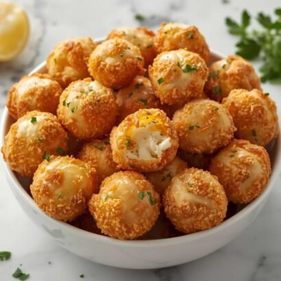 Crispy Cheesy Fresno Pepper Poppers