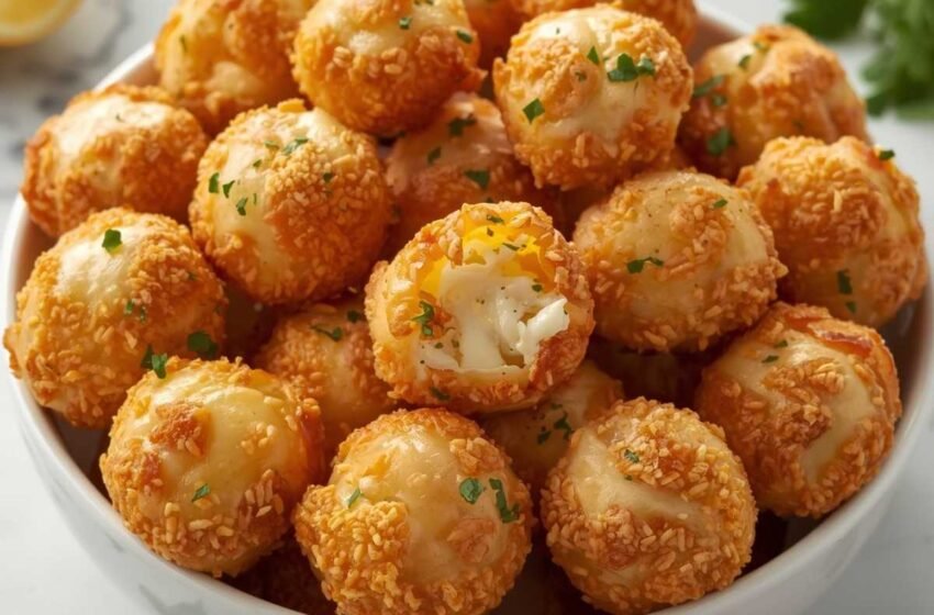 Crispy Cheesy Fresno Pepper Poppers