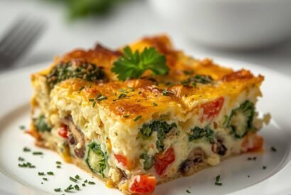 Thumbnail for High-Protein Cottage Cheese Veggie Bake