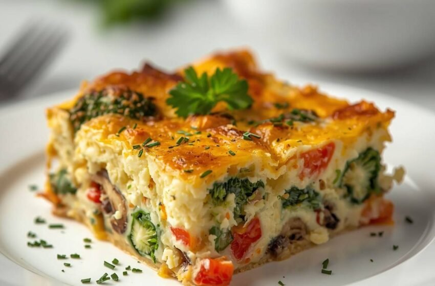 High-Protein Cottage Cheese Veggie Bake