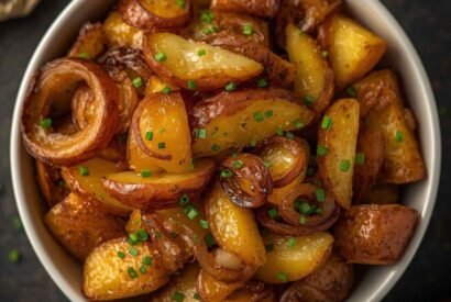 Thumbnail for Fried Potatoes and Onions Recipe