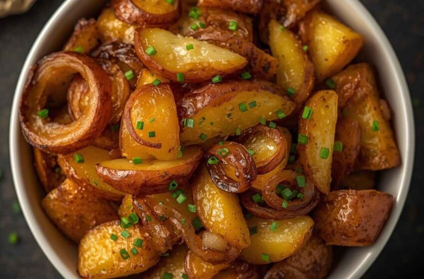 Fried Potatoes and Onions Recipe