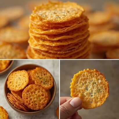 Low-Carb Keto Parmesan Crisps