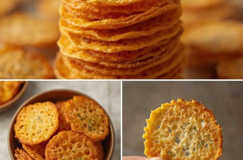 Low-Carb Keto Parmesan Crisps