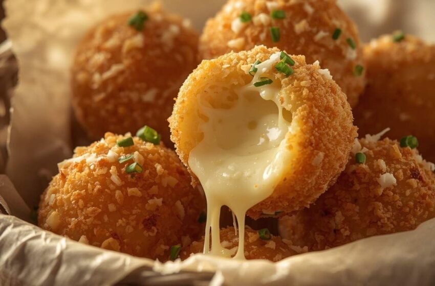 Crispy Cheesy Potato Balls
